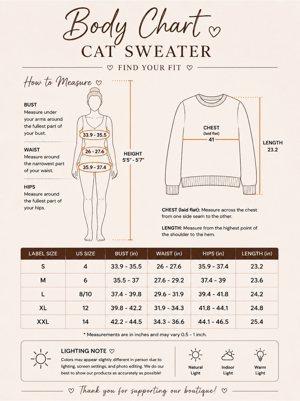 Cozy Cat Silhouette Sweater - Picture 6 of 6